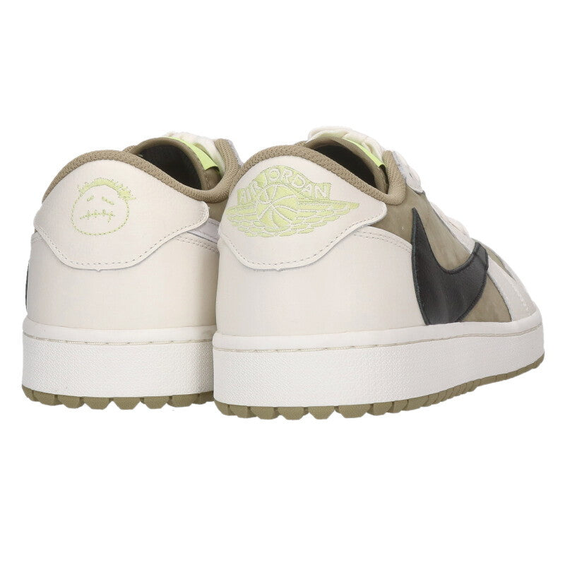 Travis Scott Air Jordan 1 Golf Neutral Olive Size 33