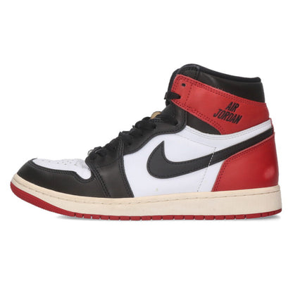 NIKE Air Jordan 1 High OG Black Toe Reimagined Size 9