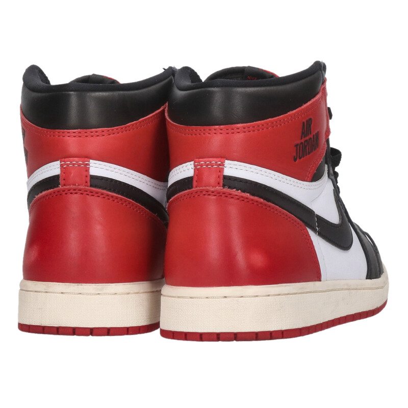 NIKE Air Jordan 1 High OG Black Toe Reimagined Size 9