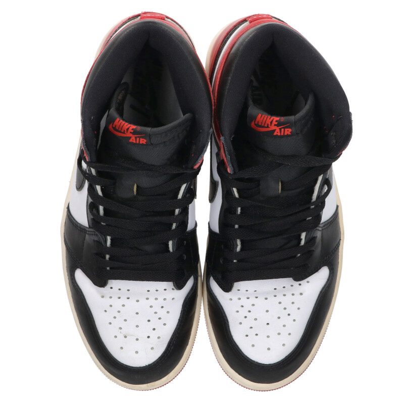 NIKE Air Jordan 1 High OG Black Toe Reimagined Size 9