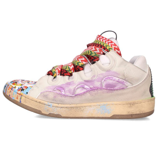 GALLERY DEPT Painted Leather Curb Sneakers Multi Size 8.5