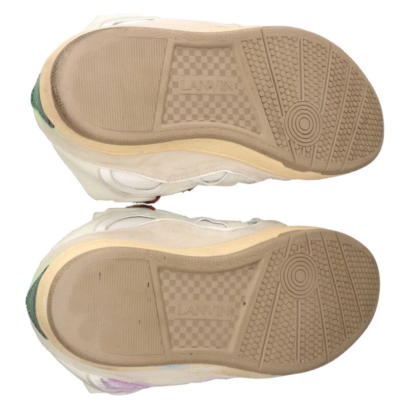 GALLERY DEPT Painted Leather Curb Sneakers Multi Size 8.5