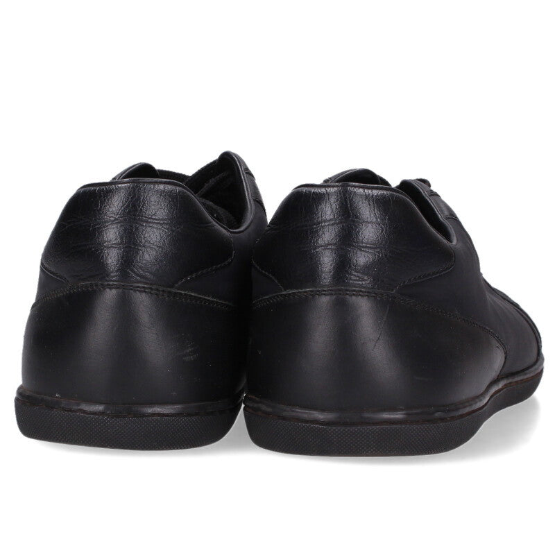 Louis Vuitton Leather German Trainer Sneakers Black Size 6.5