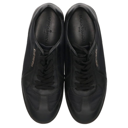 Louis Vuitton Leather German Trainer Sneakers Black Size 6.5