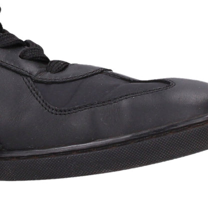 Louis Vuitton Leather German Trainer Sneakers Black Size 6.5