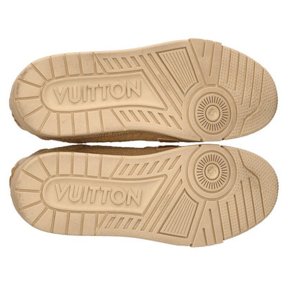 LOUISVUITTON LV Trainer Raffia Low Cut Sneakers Size 7.5