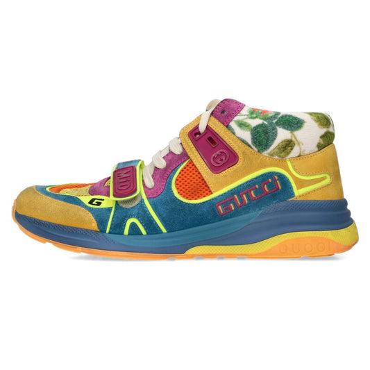 GUCCI Ultraspace Mid-Cut Sneakers Multicolor Size 6.5