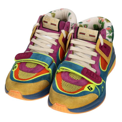 GUCCI Ultraspace Mid-Cut Sneakers Multicolor Size 6.5