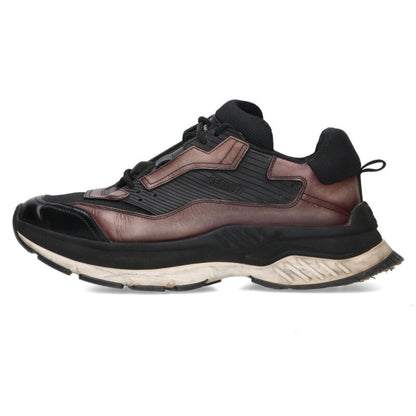 Berluti Gravity Low-Cut Sneakers Black Brown Size 10.5