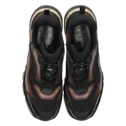 Berluti Gravity Low-Cut Sneakers Black Brown Size 10.5
