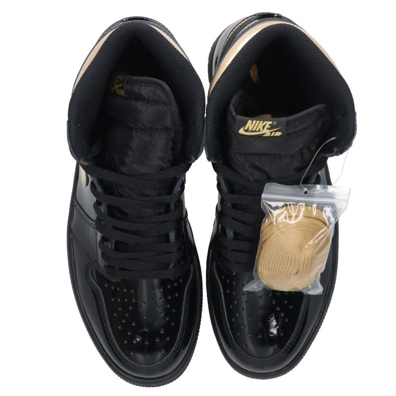 NIKE Air Jordan 1 Retro High OG Metallic Gold Size 9