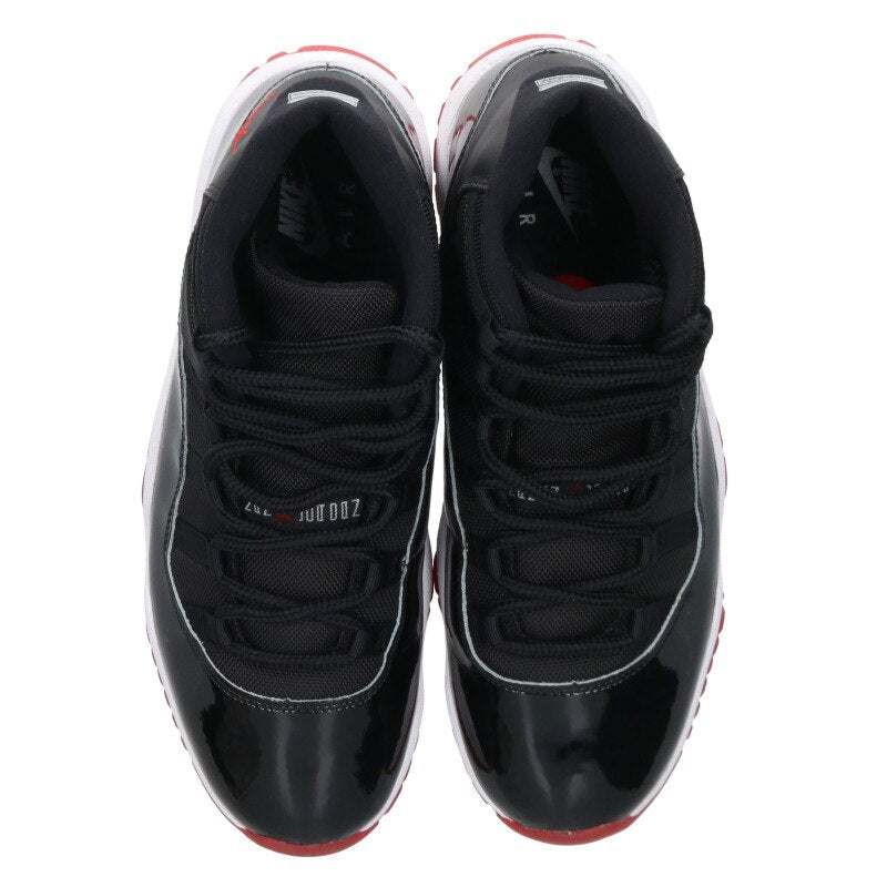 NIKE Air Jordan 11 Bred 378037-061 Sneakers Multi Size 11