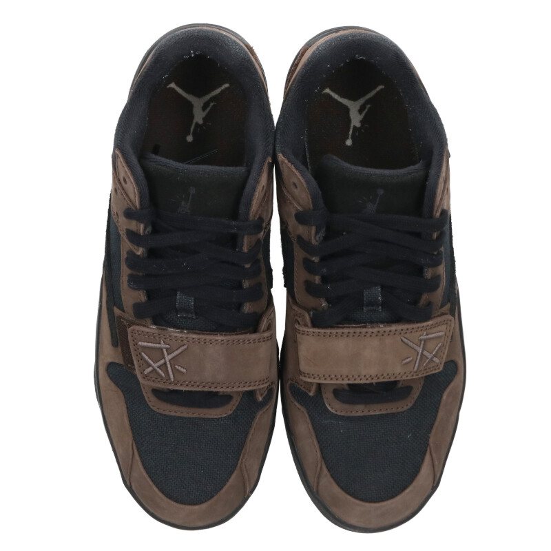 Travis Scott JUMPMAN JACK TR Brown Leather/Syn Size 9