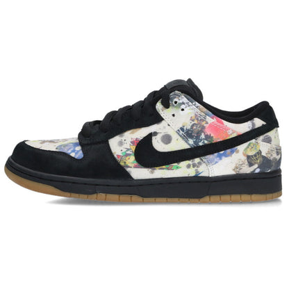 SUPREME SB Dunk Low OG QS Rammellzee Black/Beige Size 10