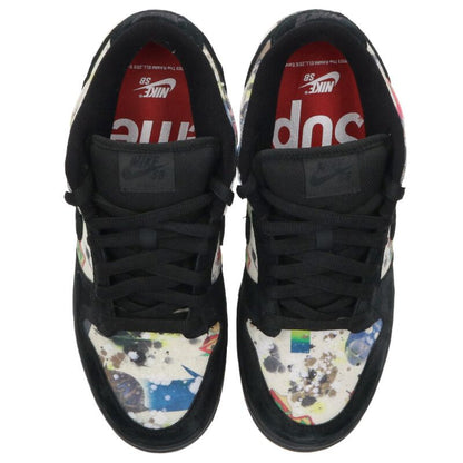 SUPREME SB Dunk Low OG QS Rammellzee Black/Beige Size 10