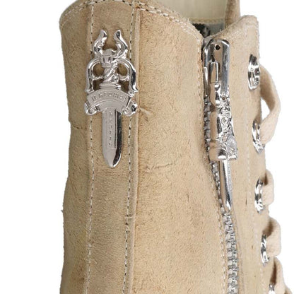 Chrome Hearts RAMONES Silver Leather High Top Multi Size 5