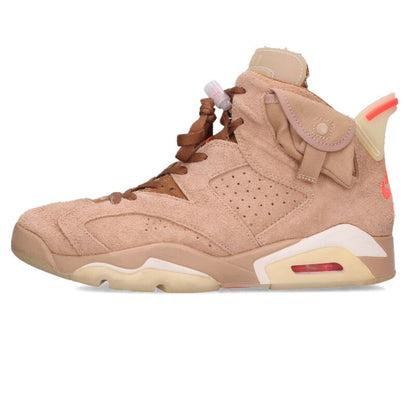 Travis Scott Air Jordan 6 SP British Khaki Brown Size 9.5