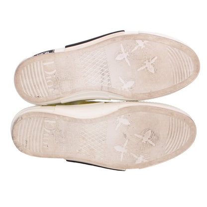 DIOR B23 Oblique High Top Sneakers White Yellow Size 8.5