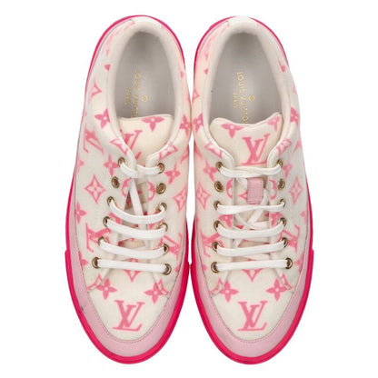 Louis Vuitton STELLER SNEAKER Sneakers White x Pink Size 39