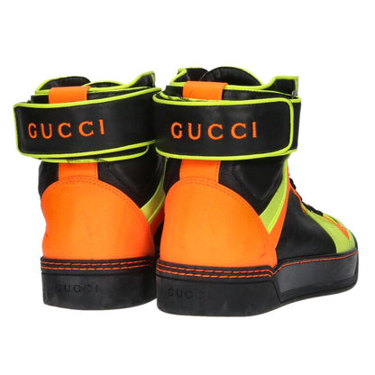 GUCCI Interlocking G Sneakers Black Multi Size 6