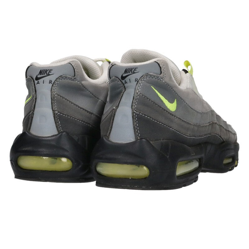NIKE Air Max 95 OG Neon Yellow Low Top Grey Size 10.5