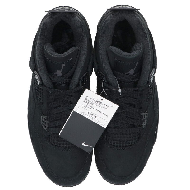 NIKE Air Jordan 4 Black Cat Sneakers Black Size 9