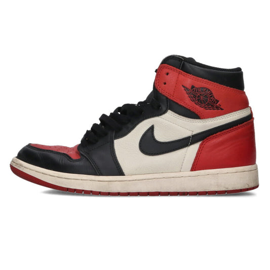 NIKE Air Jordan 1 Retro High OG Bred Toe Size 10