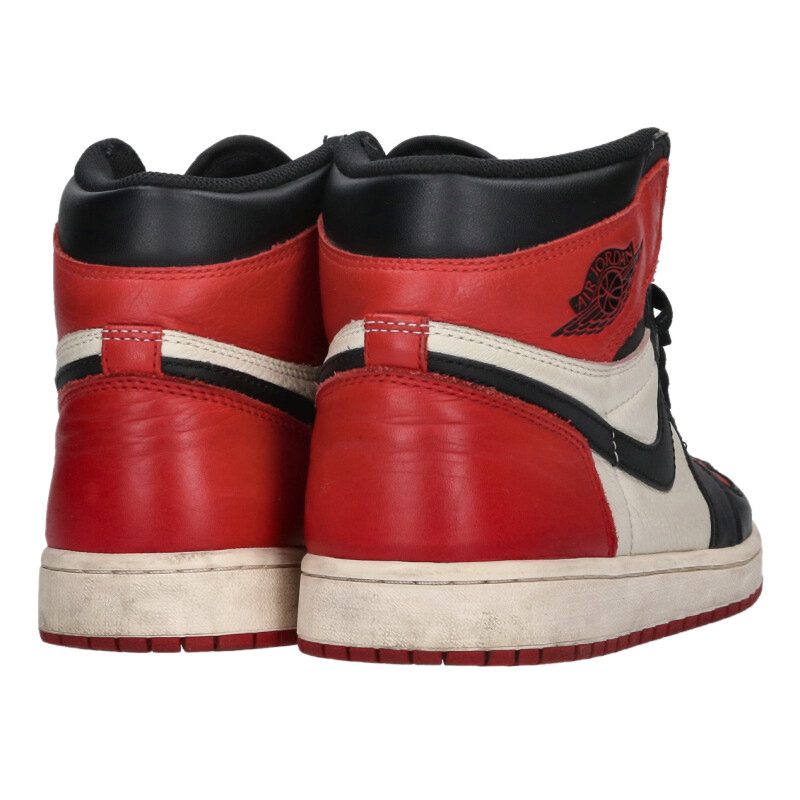 NIKE Air Jordan 1 Retro High OG Bred Toe Size 10