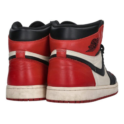NIKE Air Jordan 1 Retro High OG Bred Toe Size 10
