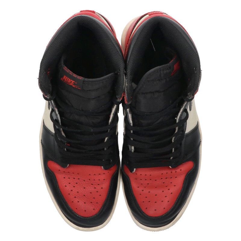 NIKE Air Jordan 1 Retro High OG Bred Toe Size 10