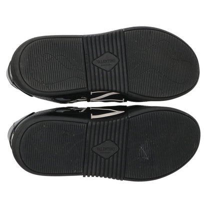 Valentino Garavani Embossed Logo Leather Low-Top Size 7.5