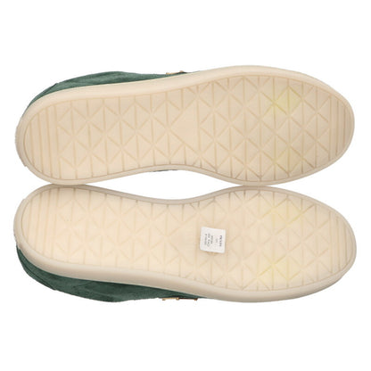 PRADA Triangle Plate Suede Low-Top Green Size 7.5