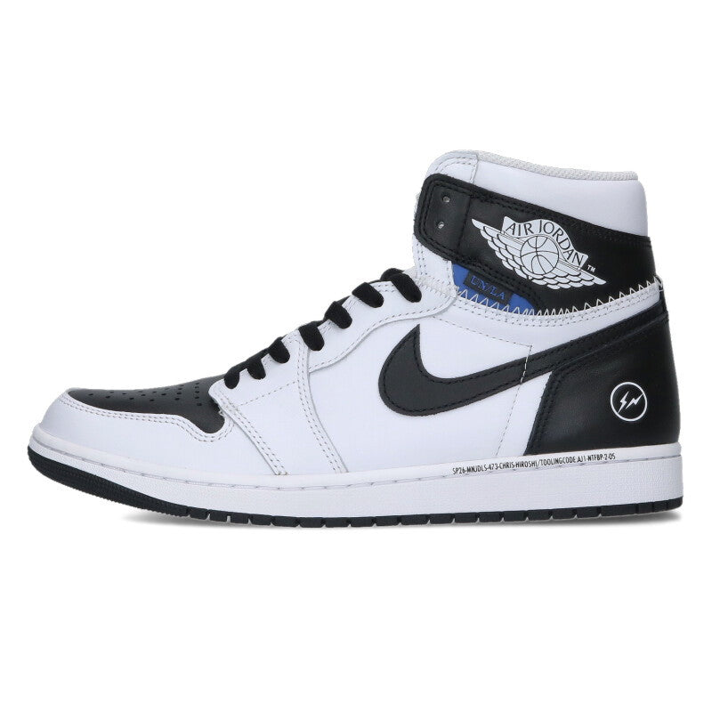 fragment design x Nike AJ1 High OG Black/White Size 11