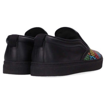 GUCCI GG Pattern Slip-on Sneaker Black 610080 Size 7