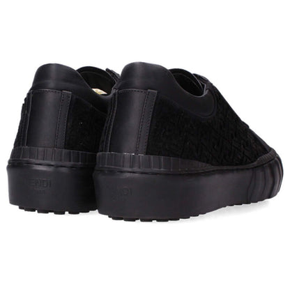 FENDI FF Pattern Low-Cut Sneaker Black 7E1481 Size 7