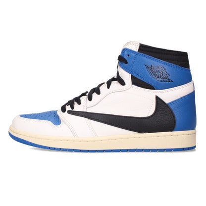 Travis Scott x Fragment x Nike AJ1 Hi Military Blue Size 11