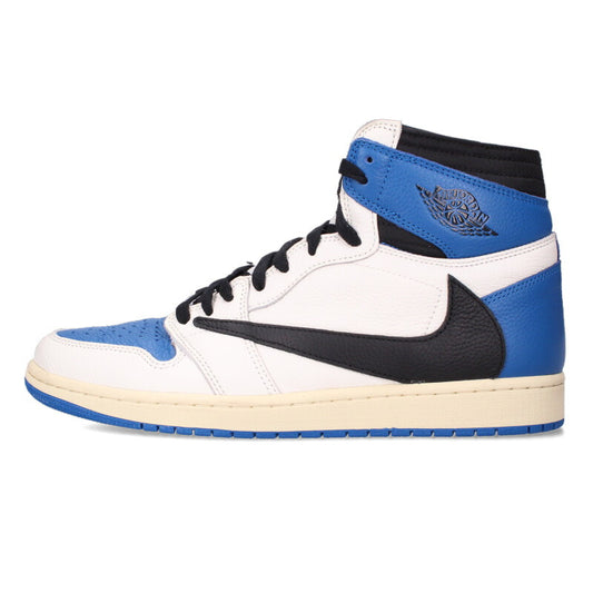Travis Scott x Fragment x Nike AJ1 Hi Military Blue Size 11