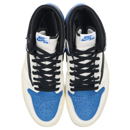 Travis Scott x Fragment x Nike AJ1 Hi Military Blue Size 11