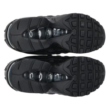 NIKE Air Max 95 Big Bubble Leather Triple Black Size 6.5