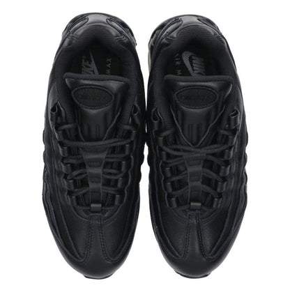 NIKE Air Max 95 Big Bubble Leather Triple Black Size 6.5