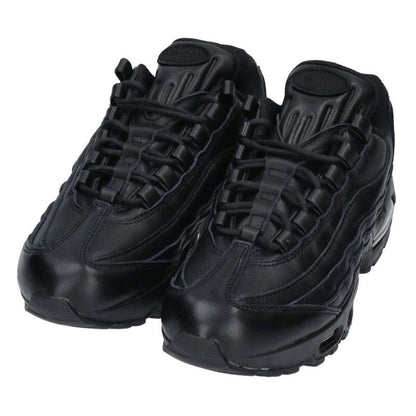 NIKE Air Max 95 Big Bubble Leather Triple Black Size 6.5