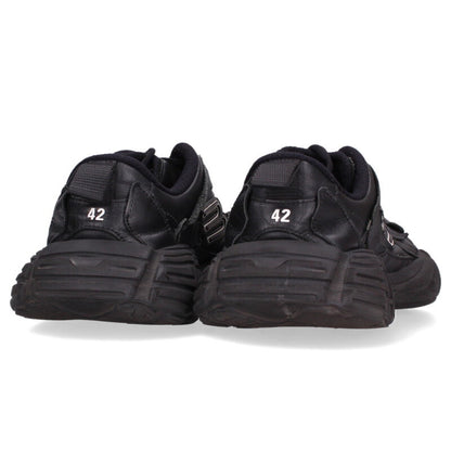 Balenciaga Leather Sneakers Black Size 42