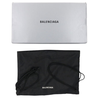 Balenciaga Leather Sneakers Black Size 42