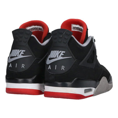 NIKE Air Jordan 4 Retro "Bred" Black/Red Size 9