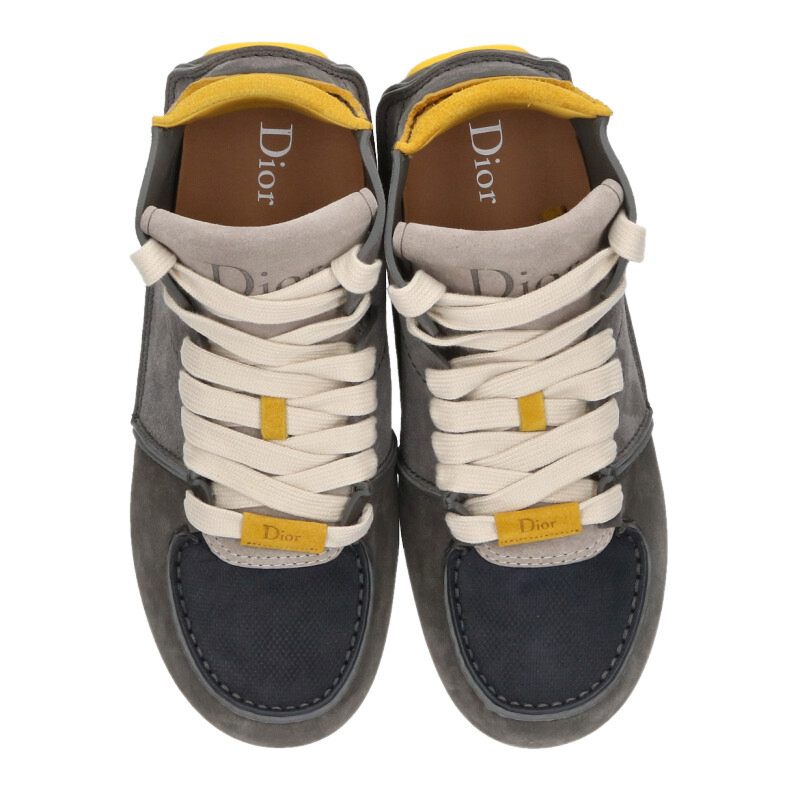 DIOR 26SS Roadie Suede Sneakers Multi Size 10.5