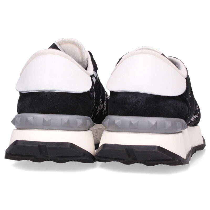 Valentino Garavani 22SS VLogo Lace Runner B/W Size 8