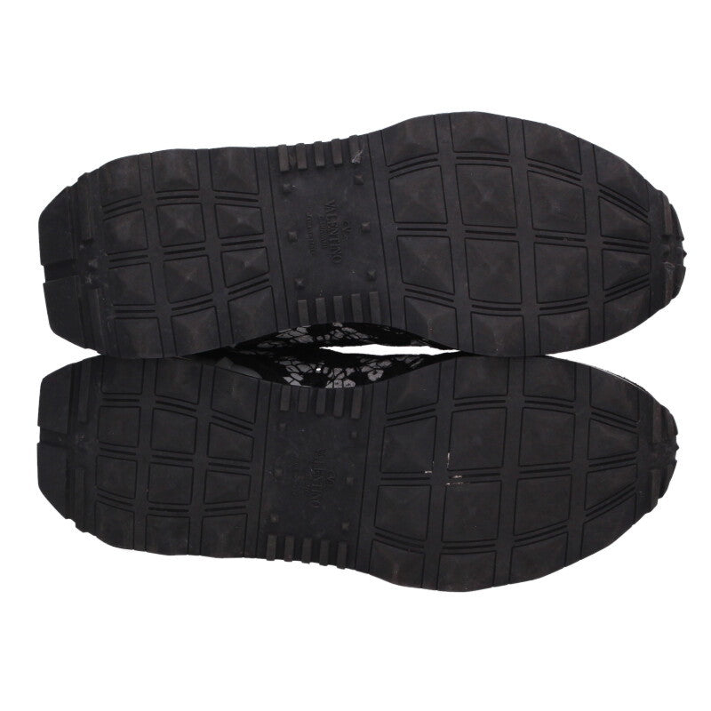 Valentino Garavani 22SS VLogo Lace Runner B/W Size 8