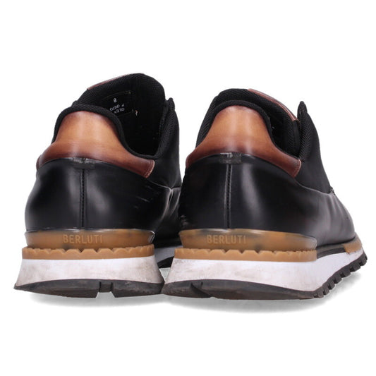 Berluti Fast Track Glazed Calf Leather Sneakers Size 8