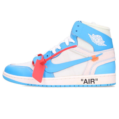 NIKE OFF-WHITE Air Jordan 1 Powder Blue UNC Size 10
