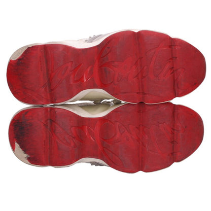 Christian Louboutin Low-Cut Sneakers White Red Size 8